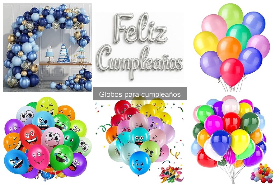 Dónde comprar globos para cumpleaños económicos y bonitos
