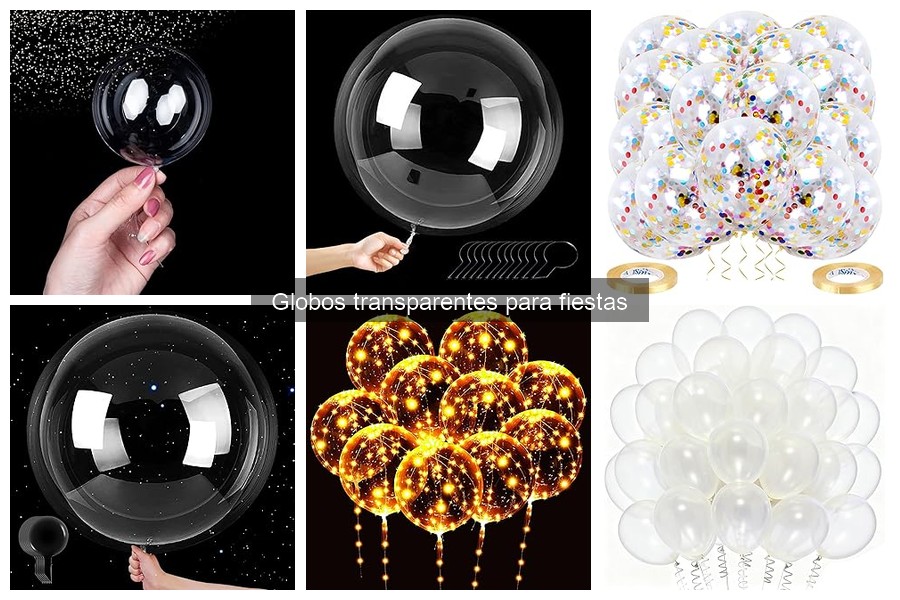 Dónde comprar globos transparentes a buen precio para fiestas