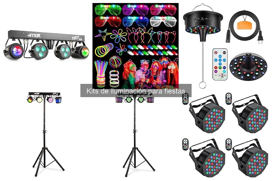 Dónde comprar kits de iluminación para fiestas: Mejores tiendas