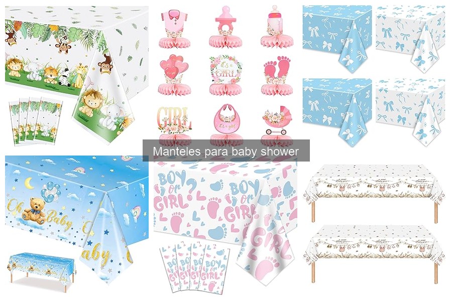 Dónde comprar manteles para baby shower económicos y bonitos
