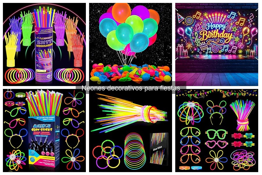 Dónde comprar neones decorativos para fiestas y eventos