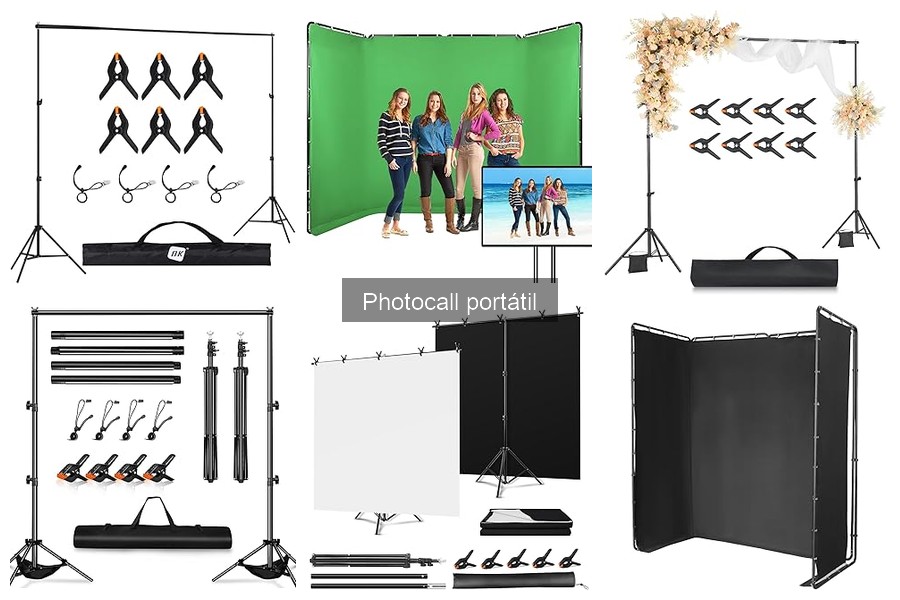 Dónde comprar photocall portátil a buen precio y ofertas