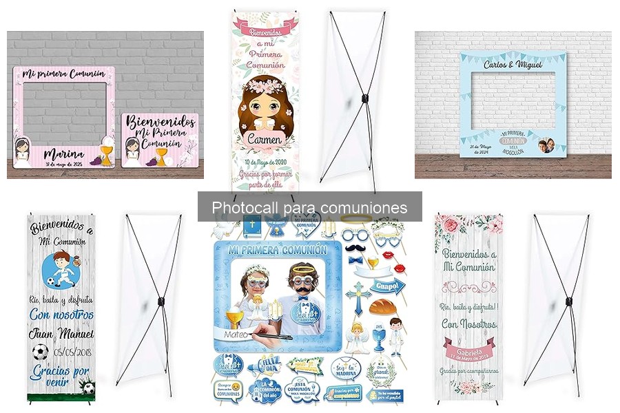 Dónde comprar photocalls para comuniones: guía completa