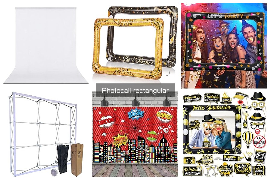 Dónde comprar photocalls rectangulares online al mejor precio