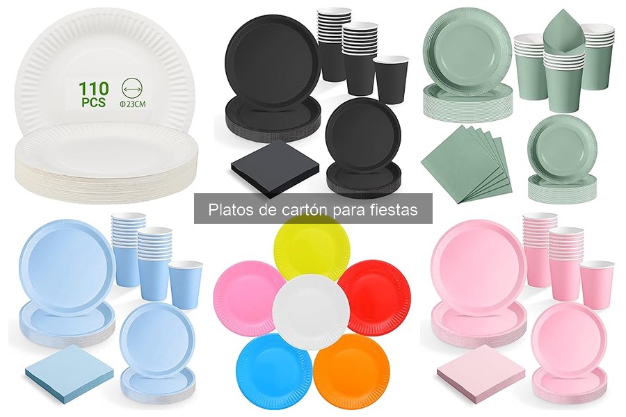 Dónde comprar platos de cartón para fiestas a buen precio