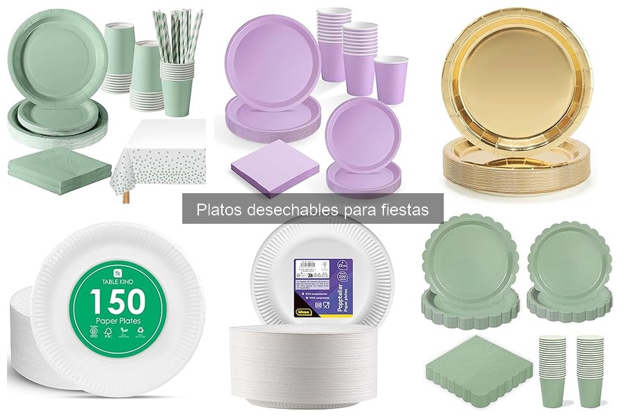 Dónde Comprar Platos Desechables en Línea para Fiestas