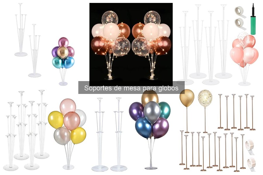 Dónde comprar soportes de mesa para globos: opciones y precios