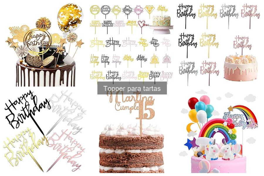 Dónde comprar toppers personalizados para tartas