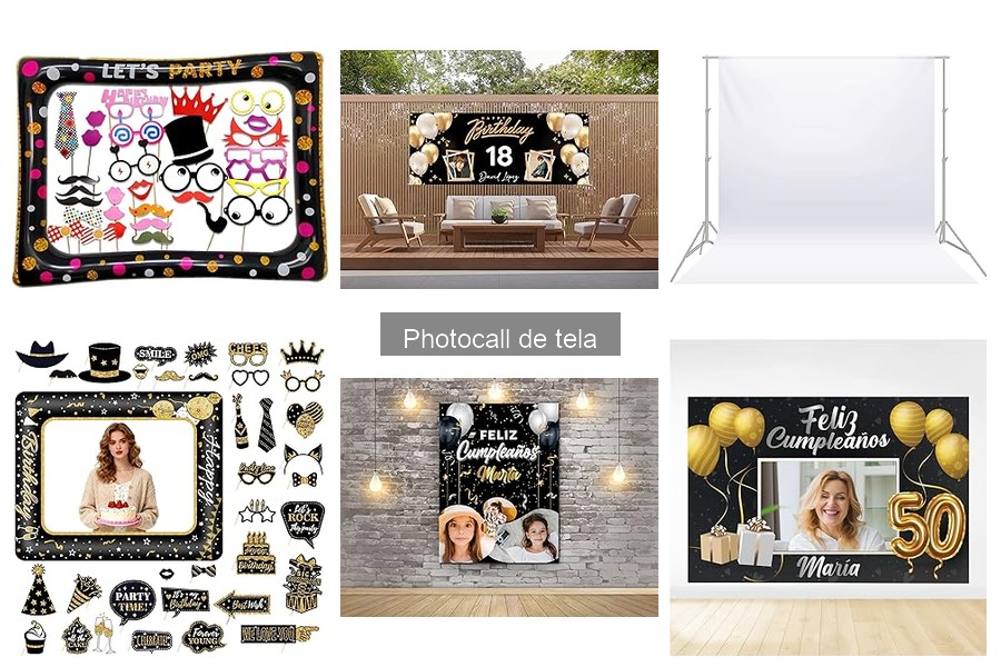 ¿Dónde comprar un photocall de tela para tus fiestas?