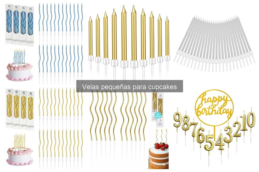 Dónde comprar velas pequeñas para cupcakes al mejor precio