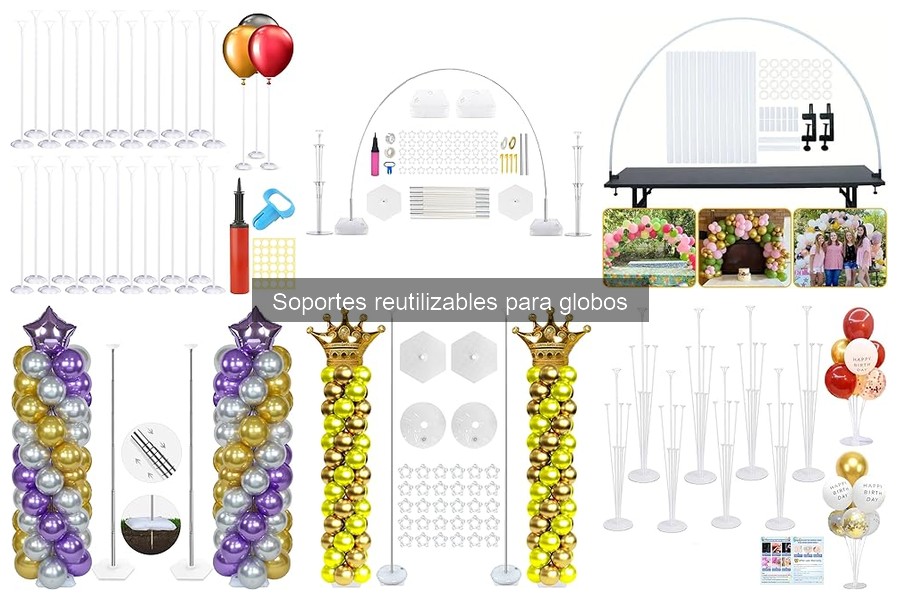 Durabilidad de los Soportes Reutilizables para Globos