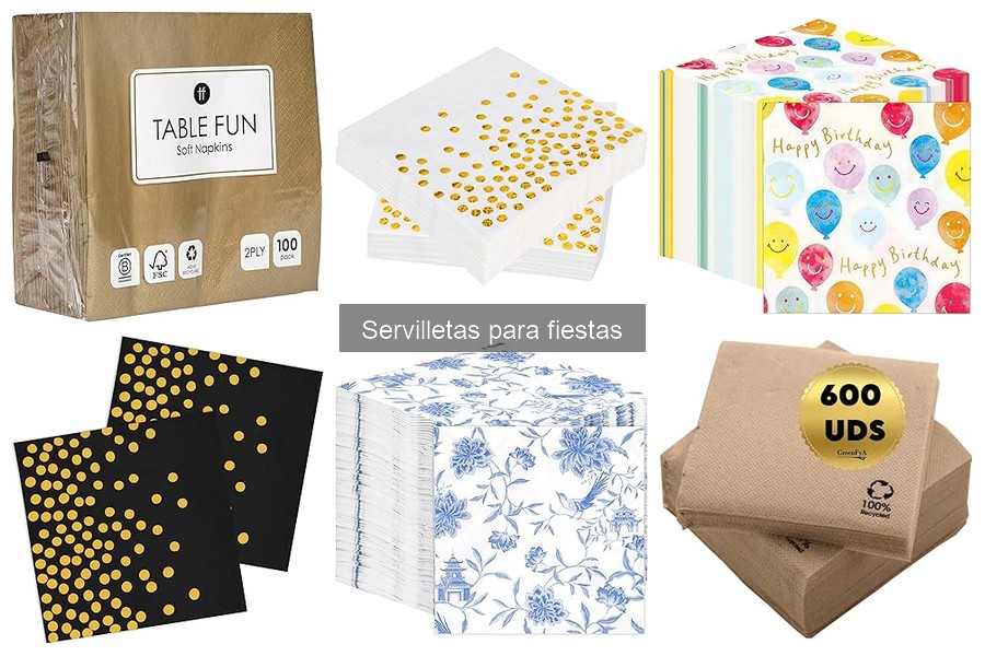 Errores al elegir servilletas para fiestas que debes evitar