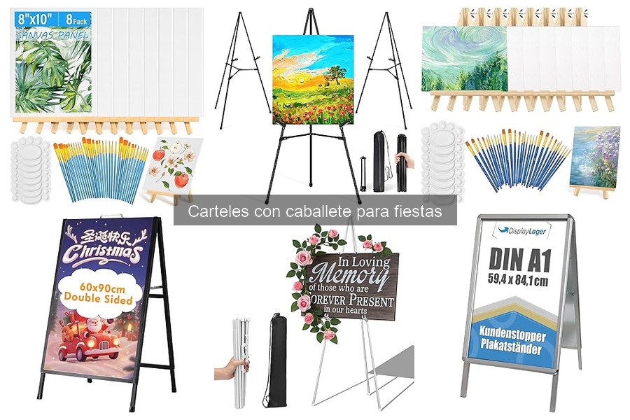 ** Errores comunes al elegir carteles con caballete para eventos