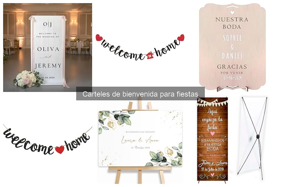 Errores comunes al elegir carteles de bienvenida para fiestas