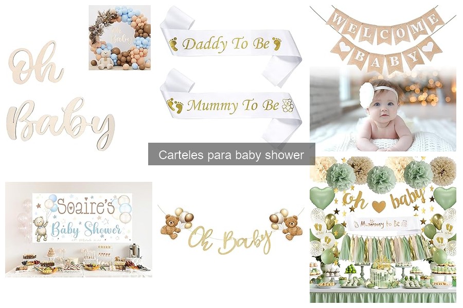 Errores comunes al elegir carteles para baby shower