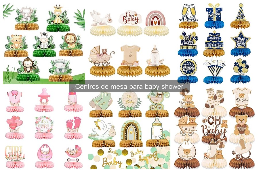 Errores comunes al elegir centros de mesa para baby shower