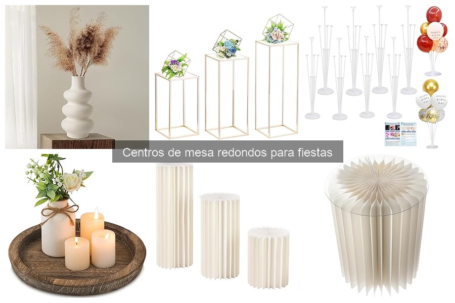 Errores comunes al elegir centros de mesa redondos para fiestas