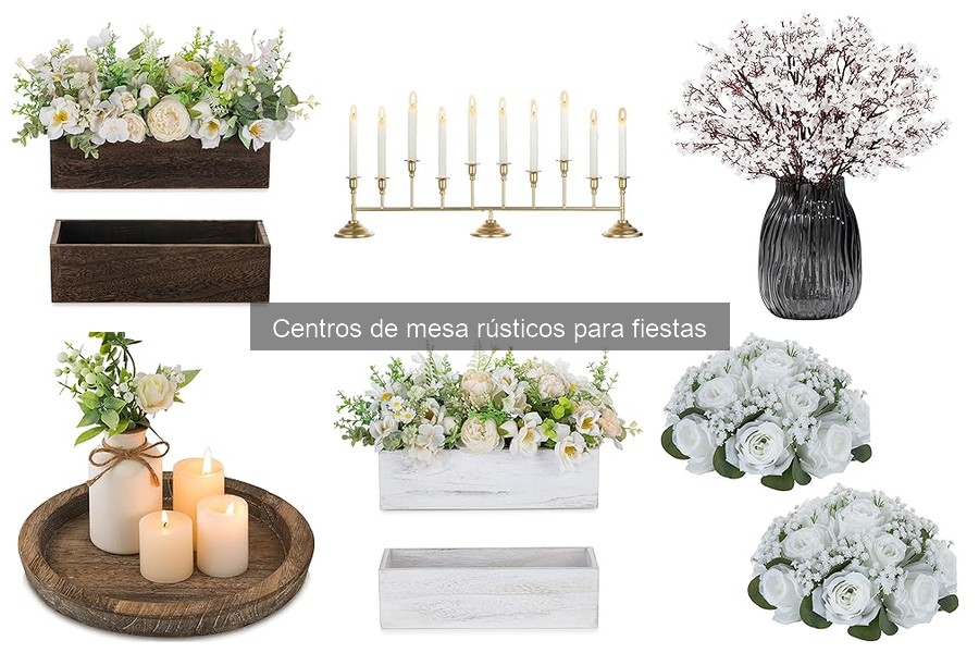 Errores comunes al elegir centros de mesa rústicos para fiestas