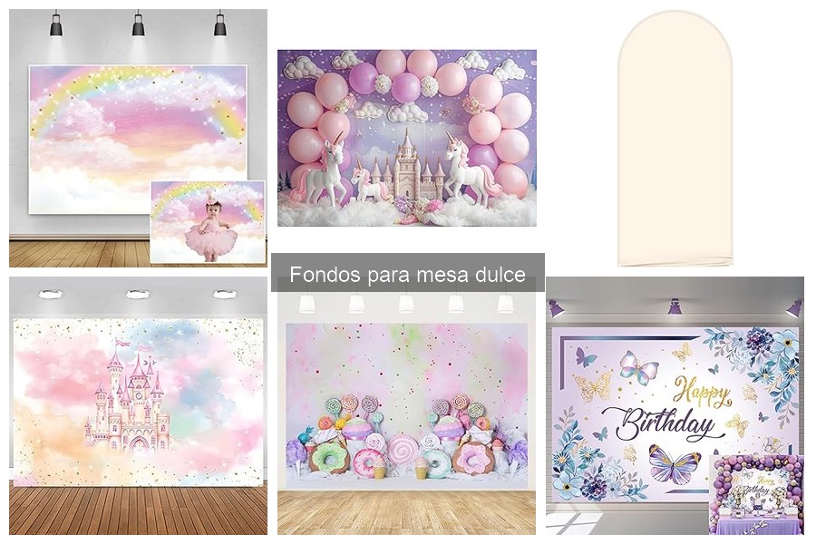 Errores comunes al elegir fondos para mesa dulce