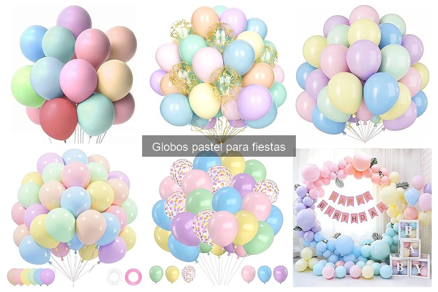 ** Errores comunes al elegir globos pastel para fiestas