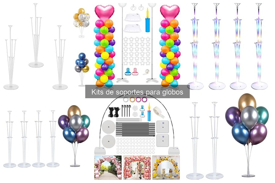 Errores comunes al elegir kits de soportes para globos