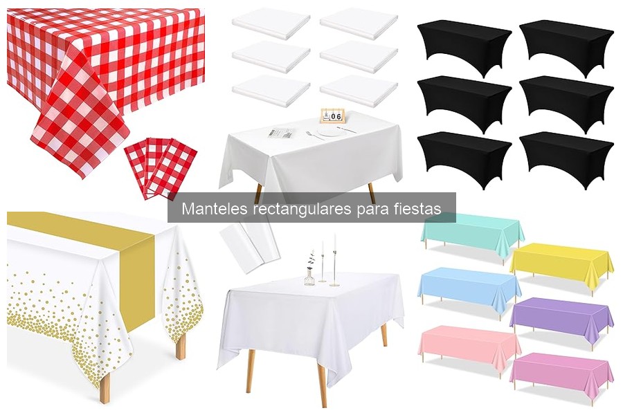 Errores comunes al elegir manteles rectangulares para fiestas