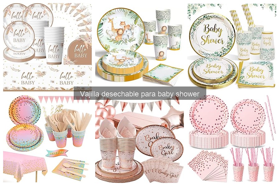 Errores comunes al elegir vajilla desechable para baby showers