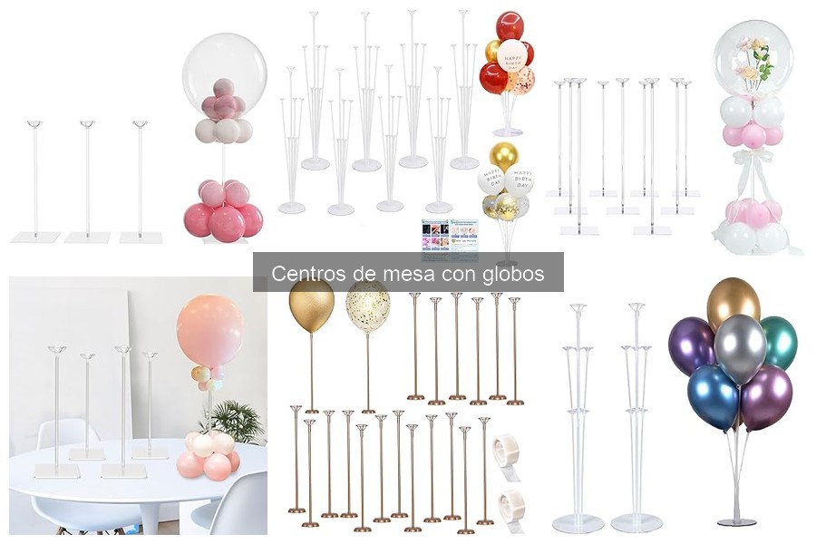 Errores comunes al hacer centros de mesa con globos