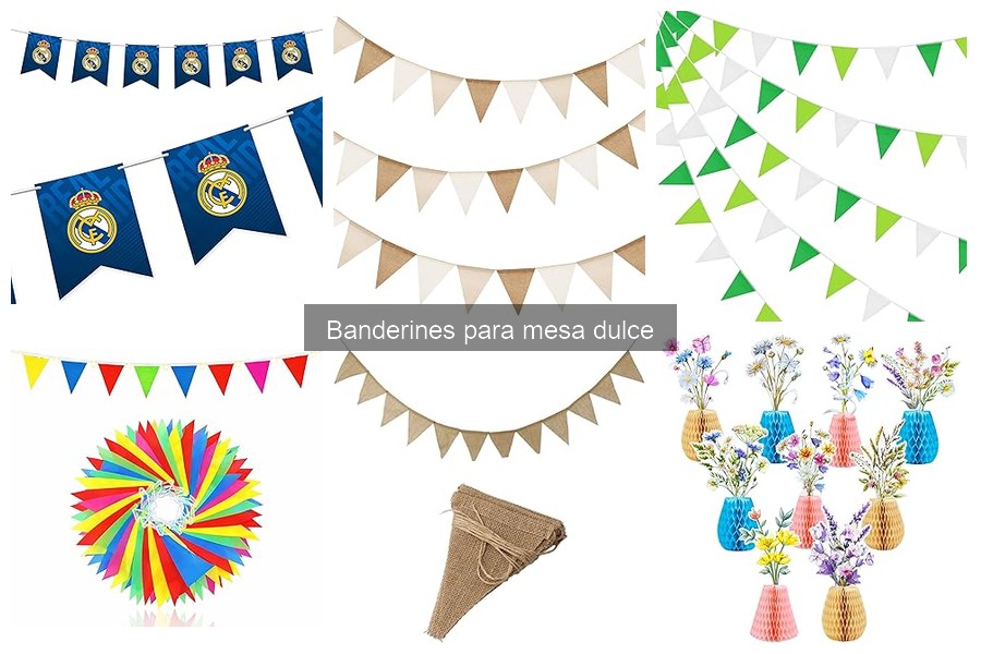 Errores comunes al usar banderines en mesas dulces