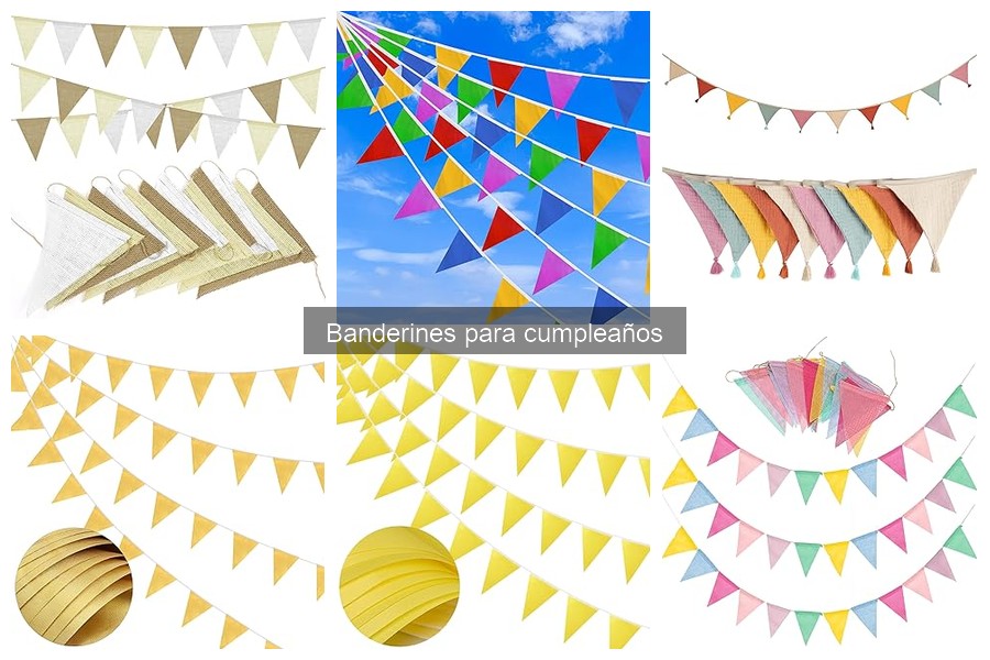 ** Errores comunes al usar banderines para cumpleaños