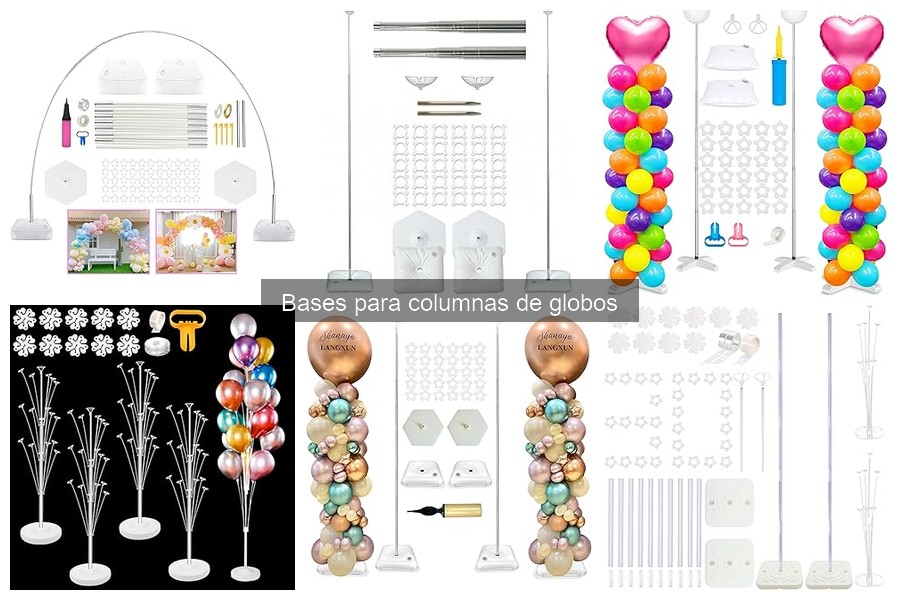 Errores comunes al usar bases para columnas de globos