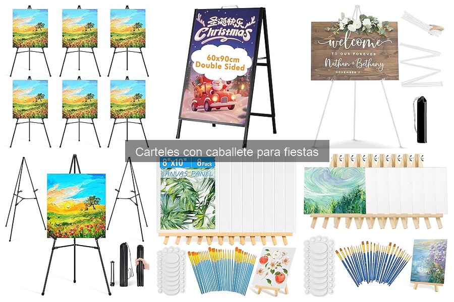 Errores comunes al usar carteles con caballete en fiestas