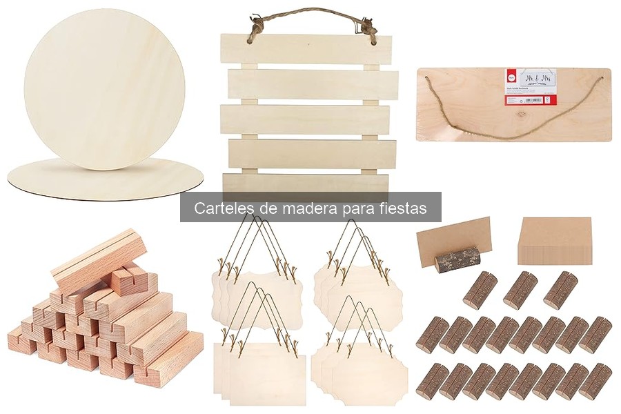 Errores comunes al usar carteles de madera para fiestas