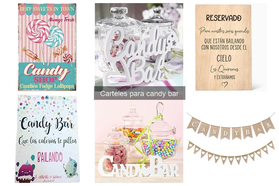 Errores comunes al usar carteles para candy bar