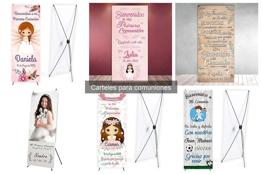 Errores comunes al usar carteles para comuniones