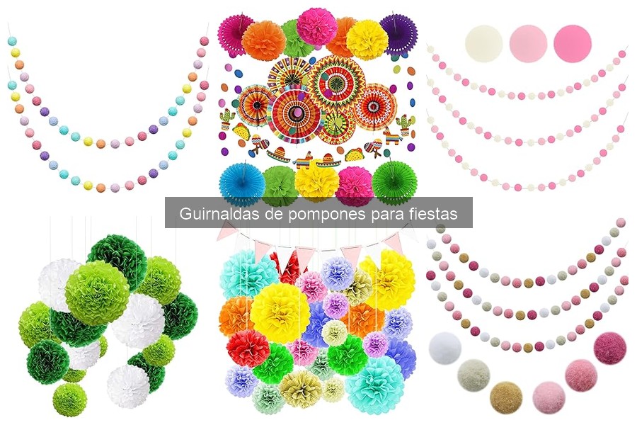 Errores comunes al usar guirnaldas de pompones en fiestas