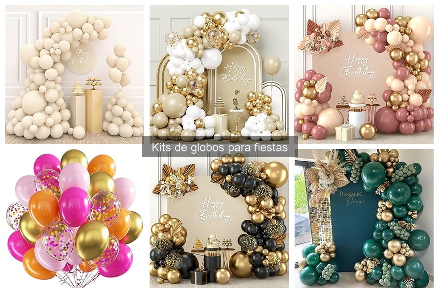 Errores comunes al usar kits de globos para fiestas
