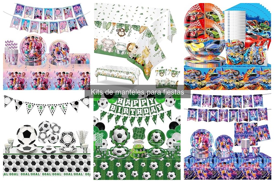 Errores comunes al usar kits de manteles para fiestas