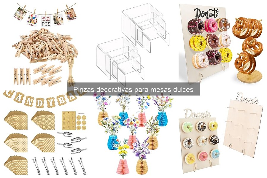 Errores comunes al usar pinzas decorativas para mesas dulces