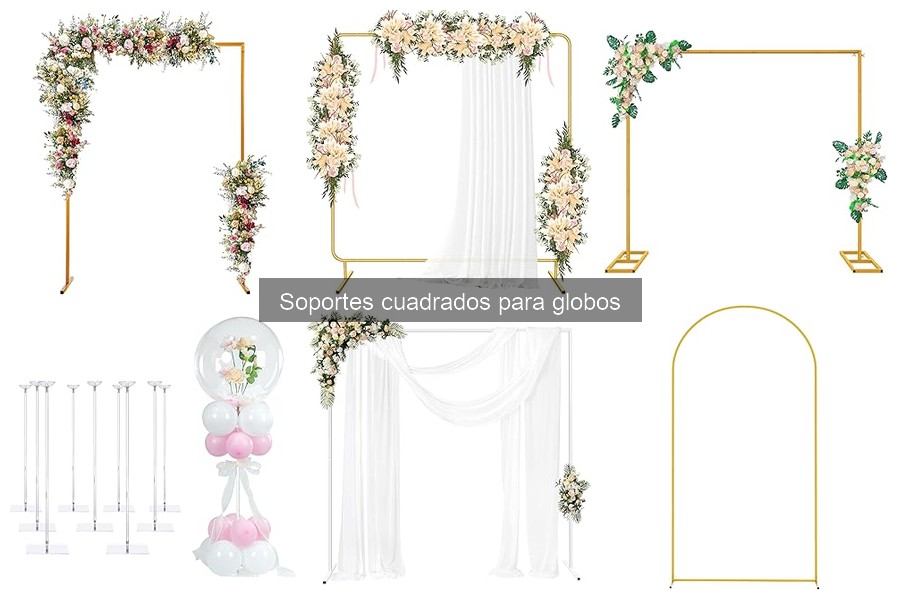 Errores comunes al usar soportes cuadrados para globos