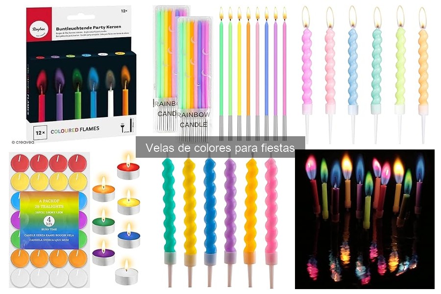 Errores comunes al usar velas de colores en fiestas