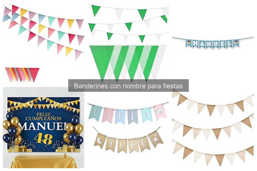 Errores comunes con banderines con nombre y sus soluciones