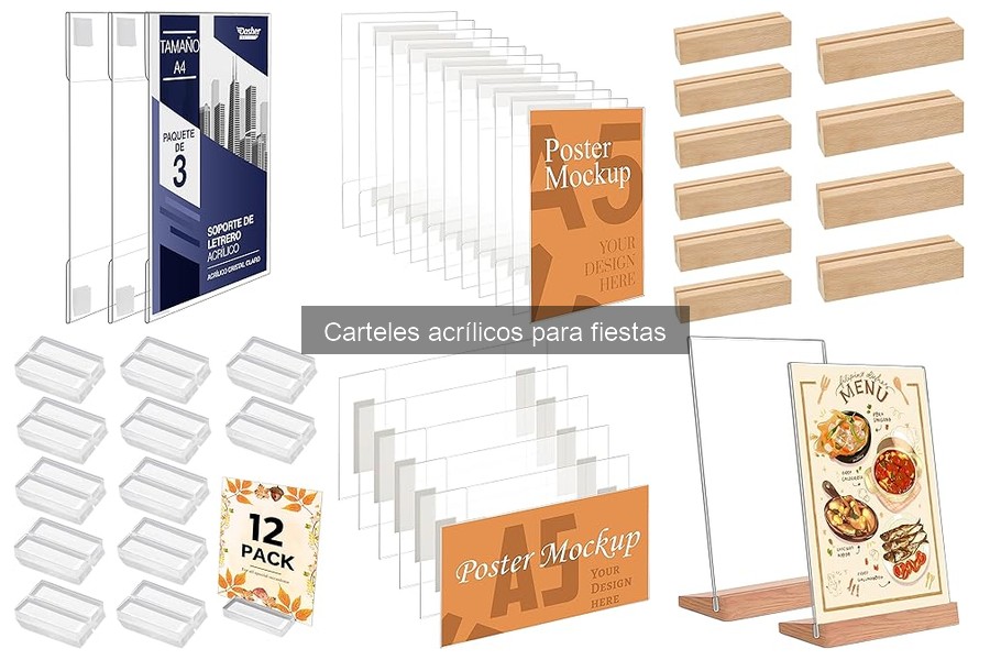 Errores comunes con carteles acrílicos en fiestas y cómo solucionarlos