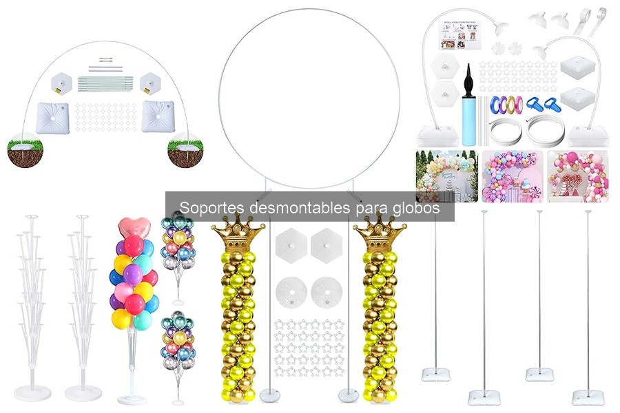 Errores comunes con soportes desmontables para globos