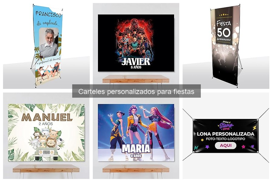 Errores comunes en carteles personalizados para fiestas