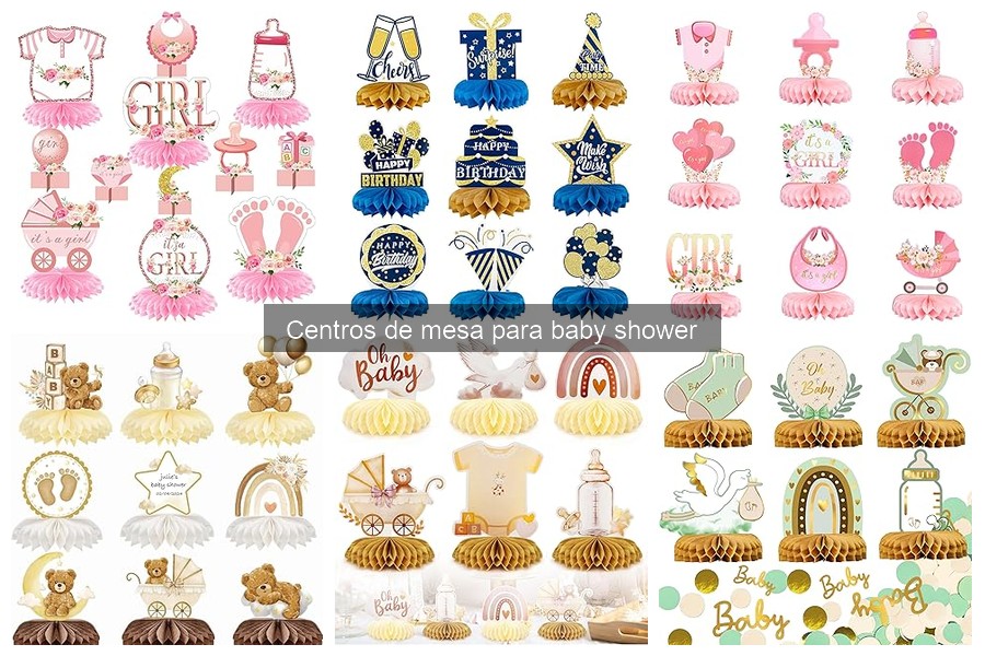 Errores comunes en centros de mesa DIY para baby shower