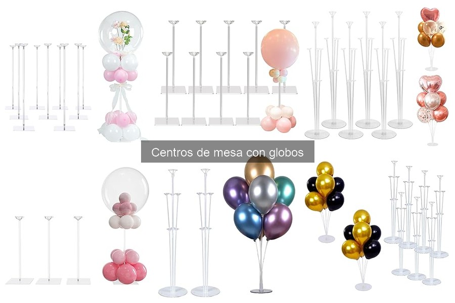 Errores frecuentes al elegir centros de mesa con globos