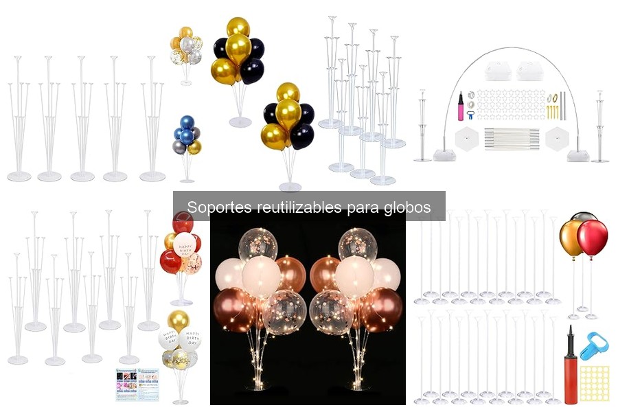Experiencias con Soportes Reutilizables para Globos