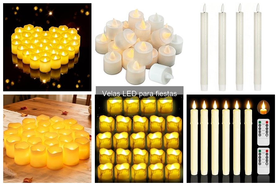 Experiencias de Usuarios con Velas LED en Fiestas