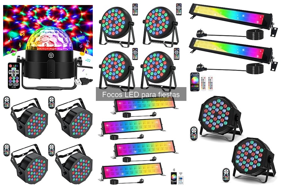 Focos LED para fiestas: versatilidad y estilo en tu evento